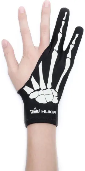 Cr-01 Huion Skeleton Artist Glove For Graphic Drawing Tablet Pad Monitor Painting