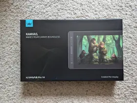 Gt156 Huion Kamvas Pro 16 Hd Graphics Tablet Excellent Condition Barely Used