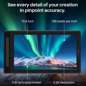 Gt1602 Huion Kamvas Pro 16 2.5k Qled Drawing Tablet Display 15.8 Inch 8 Keys #3