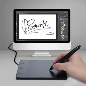 H420-drawing-pad-pro Huion H420 Graphics Drawing Tablet Pen Pad 8192 Level Usb Osu Art For Pc