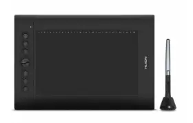 H610pro Huion V2 Graphic Drawing Android Supported Pen Tablet - Black