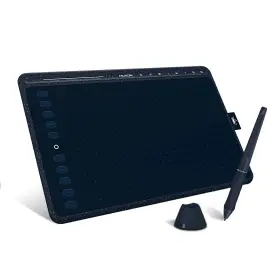 Hs611-blue Huion Hs611 Graphics Drawing Tablet Android Supported Pen Tilt Function Batt