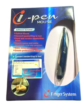 I-pen Mouse 828556001001 Vintage I-finger System Optical With Software Usb Model New In Box