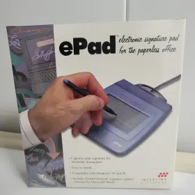 Interlink Electronics 715262090002 Epad Electronic Signature Pad For Word And Excel Windows 95/98 Interlink Electronics 715262090002 Epad Electronic Signature Pad For Word And Excel Windows 95/98