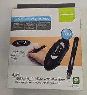 Gpen300 Iogear Digital Scribe Usb Pen Tablet Digitizer Convert Handwritten Note