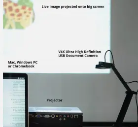 5-880-4-01-00 Ipevo V4k Ultra High Definition 8mp Usb Document Camera Mac Os Windows Ch #2