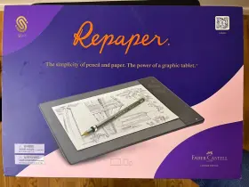 10666884 Iskn - Repaper Graphics Tablet 4mb Storage Capacity Black Matte