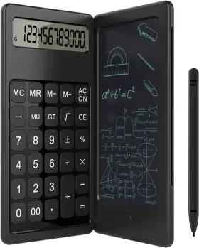 Jeoeus-005 Jeoeus 313025726764 Doodle Pad Kids Calculator 12 Digit Lcd Display Writing Tablet And Memo New