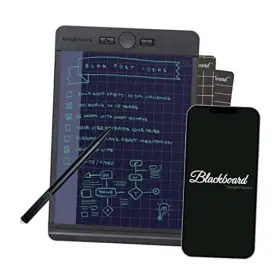 Bn0110001 Kent Displays Inc Blackboard Authentic Reusable Notebook With Note-size Writing Tablet