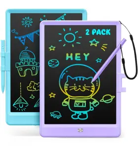 A805 Kidopire Lcd Writing Tablet 2pack Reusable Drawing Pad For Kids Colorful Doodle Boar