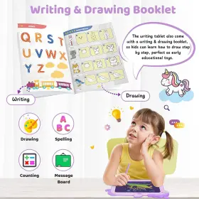 Kikapabi 711181429916 Lcd Writing Tablet For Kids Unicorn Colorful Screen Doodle Board Toddler Educa #2