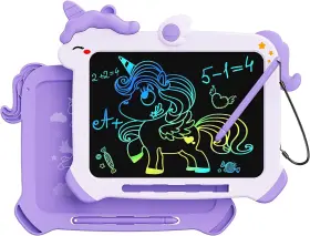 Kikapabi 711181429916 Lcd Writing Tablet For Kids Unicorn Colorful Screen Doodle Board Toddler Educa