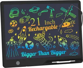 Yt21 Kinayue Lcd Writing Tablet For Kids Rechargeable 21 Inch 21inch-black