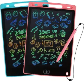 Kogabanny Lcd-8.5-2p Lcd Writing Tablet 2 Packs Drawing Pads For Kids 3 8.5 Inch Blue Or Pink