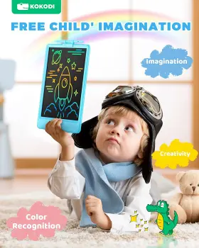 Kokodi 313041536552 Lcd Writing Tablet 8.5-inch Colorful Doodle Board Electronic Drawing Tab