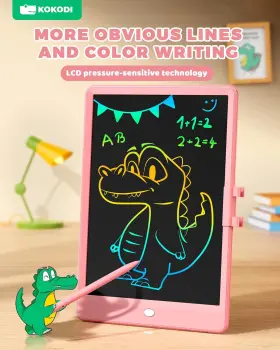 Kokodi 705353583100 Lcd Writing Tablet 10 Inch Colorful Toddler Doodle Board Drawing #2