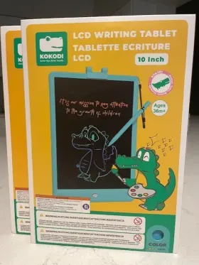 Kokodi 726084316317 Lot 2 Lcd Writing Tablet 10 Inch Colorful Toddler Doodle Board Drawing