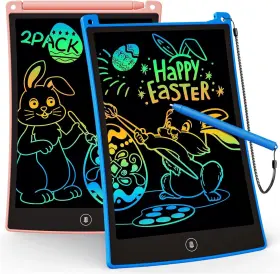 Lcd19 Kokodi 2 Pack Lcd Writing Tablet For Kids 8.5 Inch Colorful Doodle Board Trave