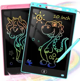 Yt-12 Ktebo 2 Pack 10 Inch Lcd Writing Tablet For Kids - Preschool 10in Pink Blue