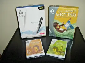 37755 Leap Frog New Fly Fusion Lot Pen Computer Thru Writing Music Studio Pro Spanish
