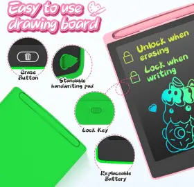 Leyaoyao 445044442462 2 Pack Lcd Writing Tablet 8.5inch With Bag - Colorful Toddler Doodle #2 Leyaoyao 445044442462 2 Pack Lcd Writing Tablet 8.5inch With Bag - Colorful Toddler Doodle #2