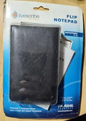 Livescribe 892515002712 Flip Notepad Set 1 4 With Cover Pulse Smartpen Compatible New