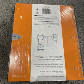 904-00007-000-ac Livescribe Notebooks 1-4 8 Inch X 11 100 Sheets Each Total 400 Sealed New #2 904-00007-000-ac Livescribe Notebooks 1-4 8 Inch X 11 100 Sheets Each Total 400 Sealed New #2