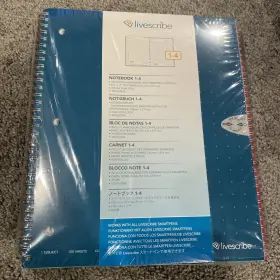 904-00007-000-ac Livescribe Notebooks 1-4 8 Inch X 11 100 Sheets Each Total 400 Sealed New 904-00007-000-ac Livescribe Notebooks 1-4 8 Inch X 11 100 Sheets Each Total 400 Sealed New