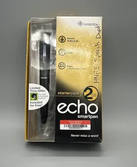 Apa-00009 Livescribe Echo Smart Pen 2gb Starter Pack Black #2