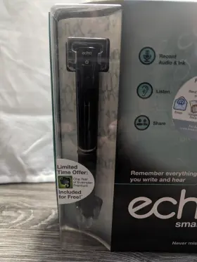 Apx00007 Livescribe For Parts Smartpen Echo 8gb Record Audio And Ink Lcd Blank #2