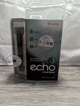 Apx00007 Livescribe For Parts Smartpen Echo 8gb Record Audio And Ink Lcd Blank