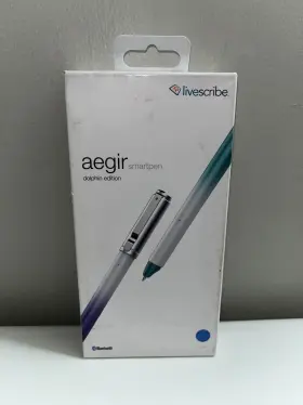 Ar6-aa3-w9e-tj Livescribe Aegir Smartpen - Dolphin Edition Brand New Sealed Blue Teal