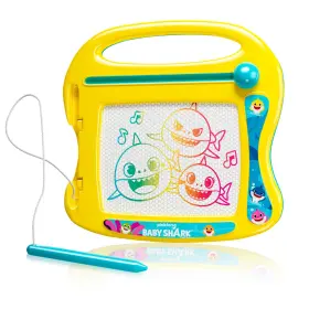Bs20183 Lollipop Medium Yellow Drawing Board With Stylus Pen And Rainbow Colors For Kids