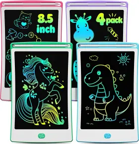 St-8.501 Magic Jimmy 4 Pack Lcd Writing Tablet 8.5 Inch A-blue&pink&green&purple