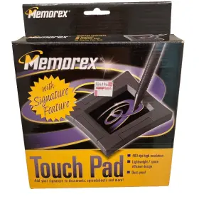 3202-2900 Memorex Touch Pad Signature Feature 400 Dpi Resolution Speed 9600 Baud Read Usa
