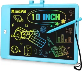 Mpn-mp0001-0p1 Mindpal 10 Inch Drawing Tablet Lcd Writing For Kids Colorful Blue