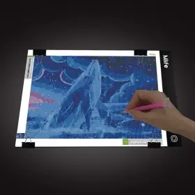 Dpt06 Mlife A4 Led Light Pad - Diamond Art Box Tracing Board With White #2