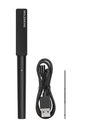 Swspen3 Moleskine Nib Smart Pen And Large Black Notebook Set Digitize Handwritten Notes #3