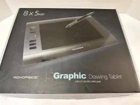 4000lpi Monoprice 10593 8x5 Graphic Drawing Tablet 200 Rps New 4000lpi Monoprice 10593 8x5 Graphic Drawing Tablet 200 Rps New