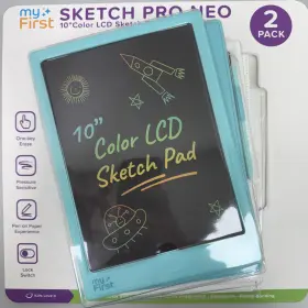 Neo 850069933333 Myfirst Sketch Pro 2 Pack 10 Inch Color Lcd Pad