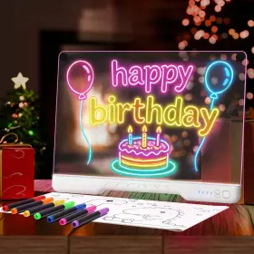 Jsy-e007 Norcool 16 Inch Rechargeable Led Drawing Board 7 Colors And 4 Modes Multi-color