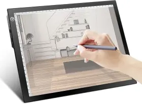 Nxentc-gge10 Nxentc Rechargeable Light Pad For Tracing Battery Powered Led Ultra Black
