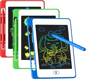 Ox3m368 Omxdg 3 Pack Lcd Writing Tablet For Kids 6.5 Inch Colorful Blue-green-red