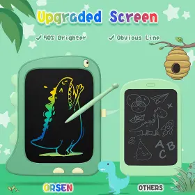 Orsen 313054671646 8.5 Inch Lcd Doodle Board Tablet Toy - Green Dinosaur Drawing Pad For Kids #3