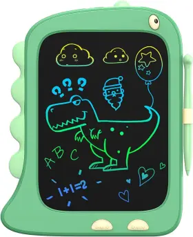 Orsen 313054671646 8.5 Inch Lcd Doodle Board Tablet Toy - Green Dinosaur Drawing Pad For Kids