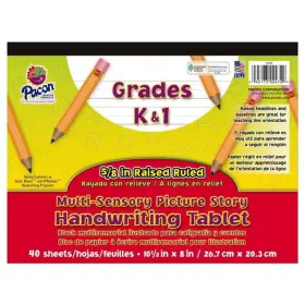 1591016 Pacon Corporation Raised Rule Multi Sensory Picture Story Tablet - 8 X 10.5 Inch 1591016 Pacon Corporation Raised Rule Multi Sensory Picture Story Tablet - 8 X 10.5 Inch