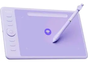 Parblo 973321150959 Intangbo Sw Wireless Drawing Tablet 7x4 Inch 6 Customized Keys Purple