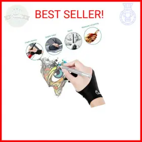 2567939 Parblo Fba Pr-01 Two-finger Artist Glove For Graphics Drawing Tablet Digital #2