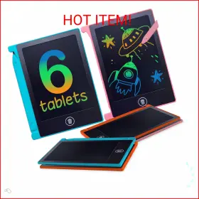 Playtapus 860012241828 Party Favor Mini Lcd Writing Tablet For Kids 6 Pack 4.5 Inch Drawing Boa Playtapus 860012241828 Party Favor Mini Lcd Writing Tablet For Kids 6 Pack 4.5 Inch Drawing Boa