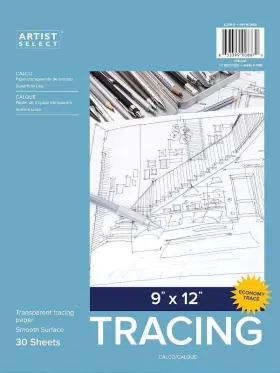 As030002 Pro Art Artist Select Advantage Tracing Pad 9x12 30 Sheets